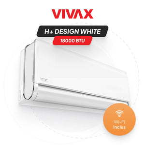 Aparat de aer conditionat VIVAX H+ Design ACP-18CH50AEHI+ Wi-Fi R32 Inverter 18000 BTU/h