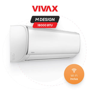 Aparat de aer conditionat VIVAX M Design ACP-18CH50AEMI Wi-Fi R32 Inverter 18000 BTU/h