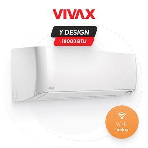 Aparat de aer conditionat VIVAX Y Design ACP-18CH50AEYI Wi-Fi R32 Inverter 18000 BTU/h